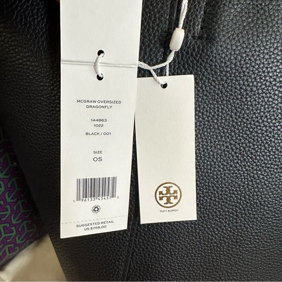 New Tory Burch MCGRAW OVERSIZED DRAGONFLY bag - Picture 11 of 16